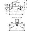 Смеситель для ванны Hansgrohe Talis E 71740670 черный фото 2