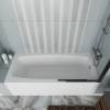 Акриловая ванна Vincea VBT-2S170-FR с каркасом, белая, 170x75x44 фото 2