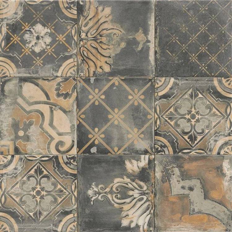 Декор Mainzu Scudo Pav. Canaletto Nero 20x20