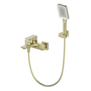 Смеситель для ванны Oliveeka D OL-639003A-BG золотой матовый