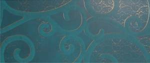 Декор Italgraniti Creta D Wall CD06DB Aqua Boucle Oro 30.5x72.5