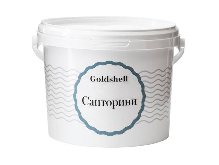 Перламутровая краска с эффектом шелка Goldshell Санторини Золото 2.5 л