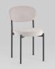 Набор из 4 стульев Stool Group Бриф SN AV 477-C81-7016-K X4 светло-серый каркас антрацитовый муар, велюр фото 2