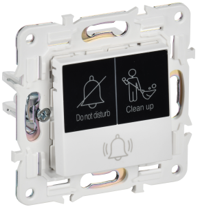 Кнопка звонка IEK Skandy SK-V14-2-10-K01 арктический белый