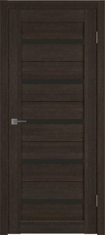 Межкомнатная дверь Владимирская Фабрика Дверей Atum 7 Wenge стекло Black Gloss 900x2000
