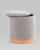Пуф Stool Group Холли S 21B810BCB-M BCB-10 букле серый фото 3