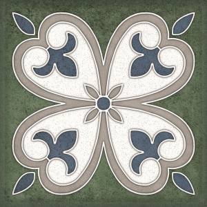Декор Керлайф Smalto 924218 Decor 4 Verde 15x15
