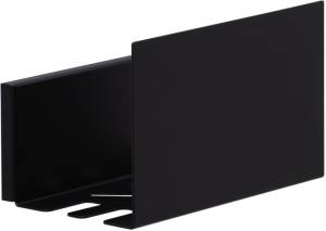 Полка Aquanet Магнум 274190 черная матовая, 20x120