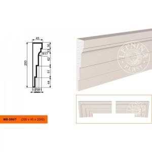Молдинг LepninaPlast МВ-200/7 200x4.5x20