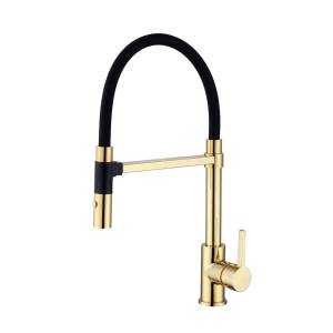 Смеситель для кухни Rose R133E золотой