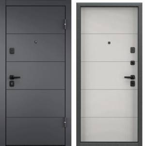 Входная стальная дверь Torex DELTA PRO PP 2030065 ПВХ Оскуро/ПВХ Бьянко 2030x860