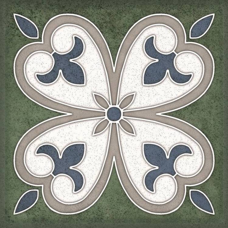 Декор Керлайф Smalto 924218 Decor 4 Verde 15x15