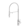 Смеситель для кухни Paulmark Magneto One Ma213188-WH с гибким изливом, белый