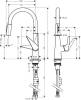 Смеситель для кухни Hansgrohe Talis S 72813000 фото 2