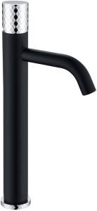 Смеситель для раковины Boheme Stick 122-BCR black diamond chrome