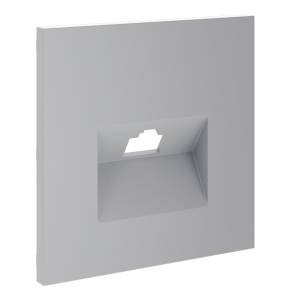 Лицевая панель для компьютерной розетки RJ-45 Voltum S70 VLS001316 серый