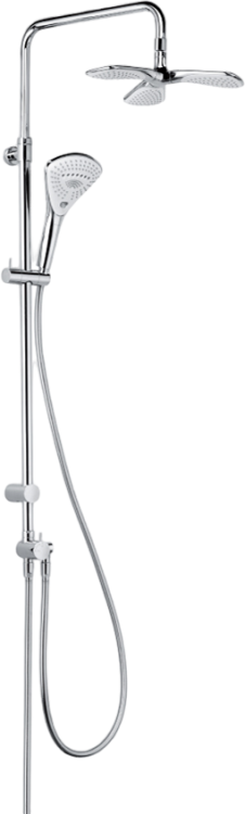 Душевая стойка Kludi Fizz dual shower system 6709305-00