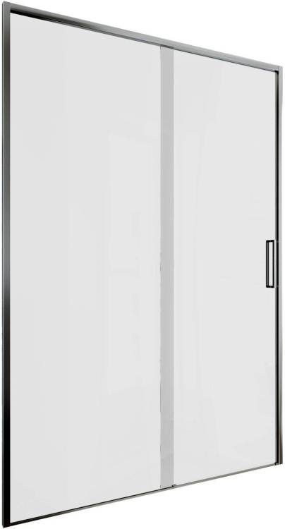 Душевая дверь в нишу Aquanet Pleasure Evo AE65-N130-CT профиль хром, прозрачное стекло