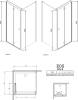 Душевой уголок Radaway EOS KDJ-B 80x100 интимато L фото 5