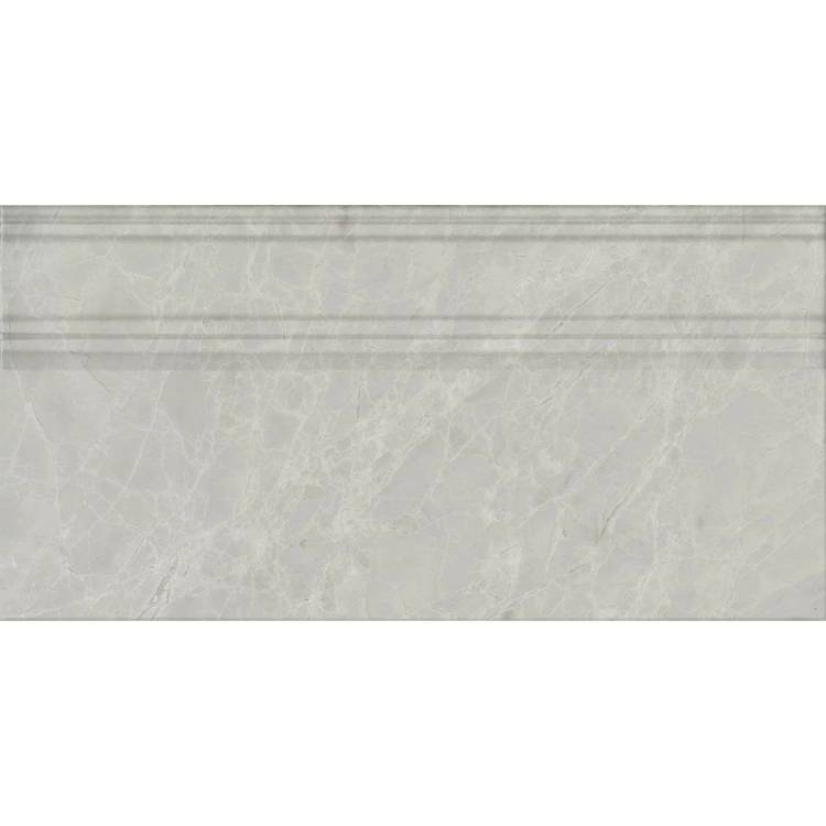 Плинтус Kerama Marazzi Риальто FME027R Серый Светлый Глянцевый Обрезной 20x40