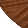 Стол Bradex Home Liverpool RF 0520 шпон орех лучевой набор, с черными ножками 110x110x75 фото 13