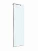 Душевая перегородка BelBagno UNO-L-1-TB-70-C-GM профиль оружейная сталь, стекло прозрачное, 70x200