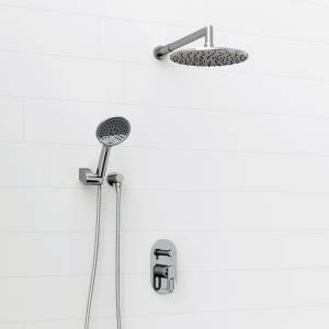 Душевой комплект Wasserkraft A16830 встраиваемый, с верхней душевой насадкой и лейкой, хром