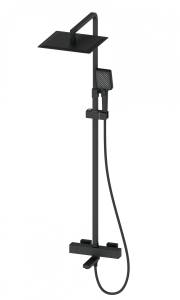 Душевая стойка Wonzon & Woghand WW-88739901-MB с термостатом, черный
