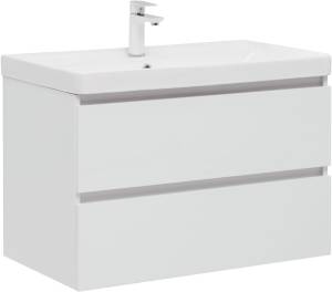 Тумба с раковиной Aquanet Vega 00308334 80 2 ящика