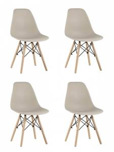 Набор из 4 стульев Stool Group Eames Y801 beige X4