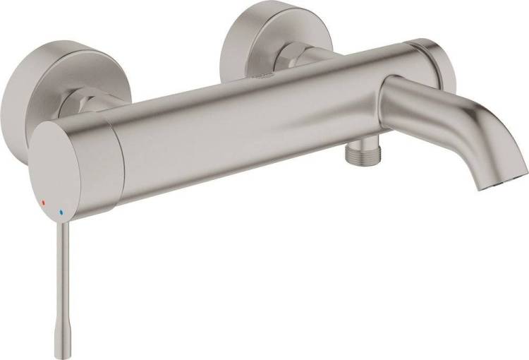 Смеситель для ванны с душем Grohe Essence New 33624DC1 суперсталь