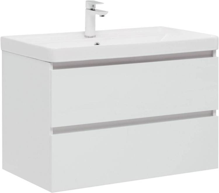 Тумба с раковиной Aquanet Vega 00308334 80 2 ящика