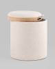 Пуф Stool Group Хюгге S 19B260LХM LX-9 букле бежевый фото 4
