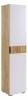 Шкаф для белья Mebelson Бери MPR-023.2563 дуб крафт золотой/белое дерево