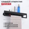 Полка Raglo R340.04.06 с держателем полотенец, черный фото 3