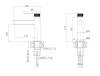 Смеситель для раковины BelBagno Delta DEL2.0-LVM-GM-W0 фото 2