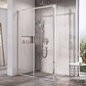 Боковая стенка Ravak BLSPS-80 Transparent, профиль хром