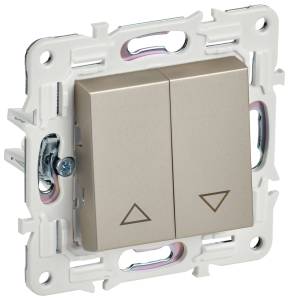 Выключатель жалюзи IEK Skandy SK-V15-0-10-K37 шампань