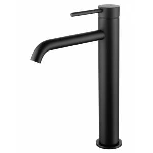 Смеситель для раковины Wonzon & Woghand WW-88239017-MB высокий, черный матовый