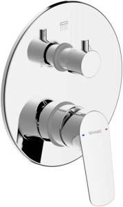 Смеситель для ванны с душем Bravat Rhein PB8429564CP-3-ENG