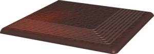 Ступень Paradyz Cloud Brown Duro угловая структ. 30x30