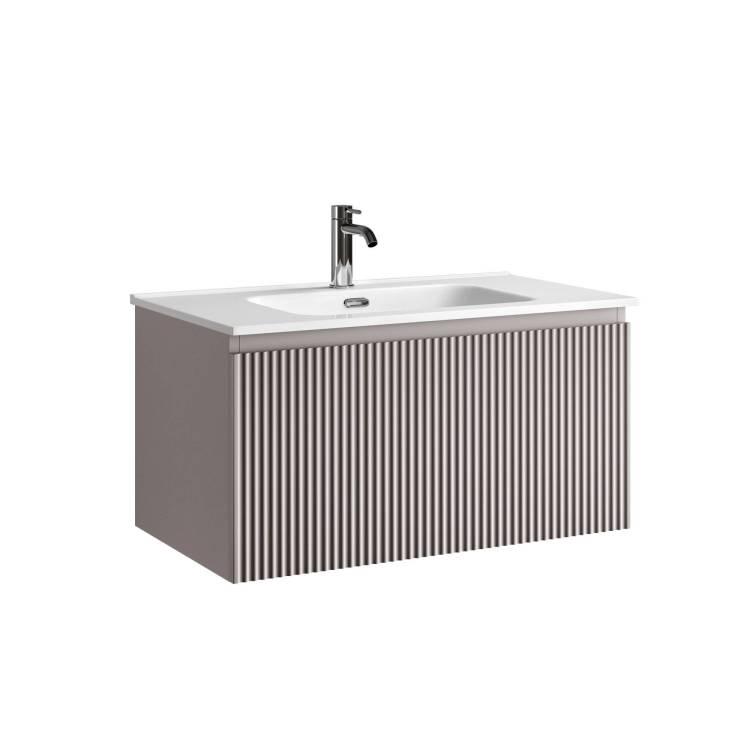 Тумба с раковиной Sancos Snob R 1.0 Doha Soft, 80x42.6
