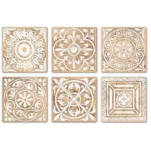 Декор Kerama Marazzi Сонет C1294\TU0600 Песочный 5x5