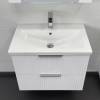Тумба с раковиной Comforty Лима-70П2 00-00019188 подвесная, белая матовая фото 5