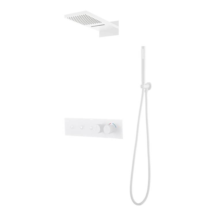 Душевой комплект Boheme Fusion 131-MW белый матовый