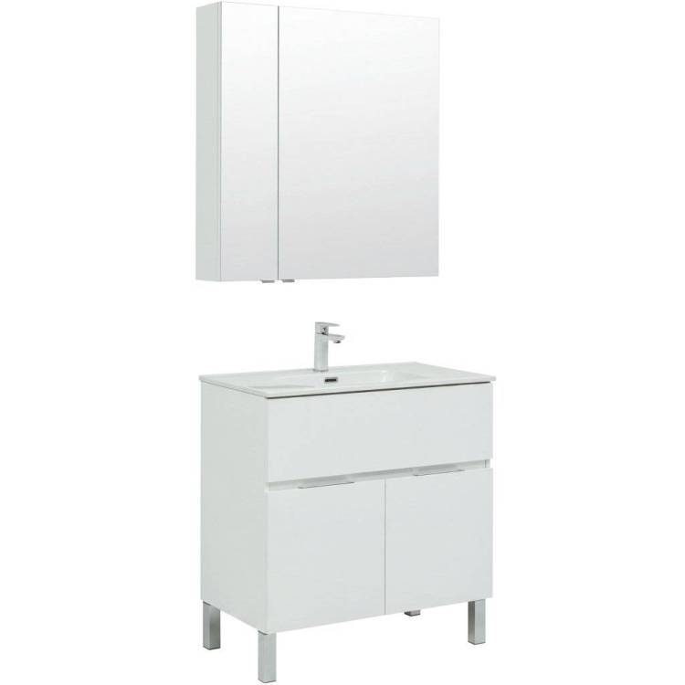 Мебель для ванной Aquanet Алвита New 80 274213 белый матовый, 1703x810x465