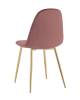 Набор из 4 стульев Stool Group Валенсия SN OS-001L HLR-44 gl X4 пыльно-розовый, золотые ножки фото 5