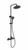 Душевая стойка Wonzon & Woghand WW-C3017-A-MB с термостатом, черный