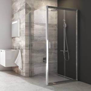 Боковая стенка Ravak BLPS-80 Transparent, профиль хром