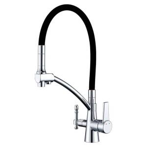 Смеситель для кухни Zorg Sanitary ZR 338-6 YF с гибким изливом